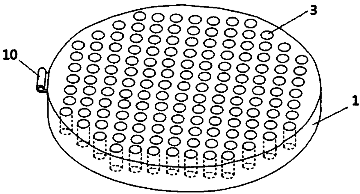 A processing template for making a flexible microporous sound-absorbing membrane and a manufacturing method of the flexible microporous sound-absorbing membrane