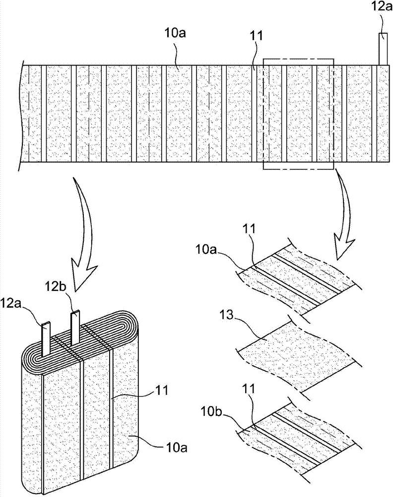 Flexible jelly roll type secondary battery