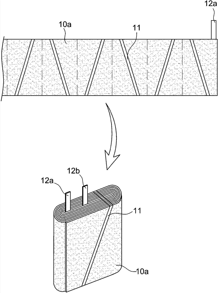 Flexible jelly roll type secondary battery