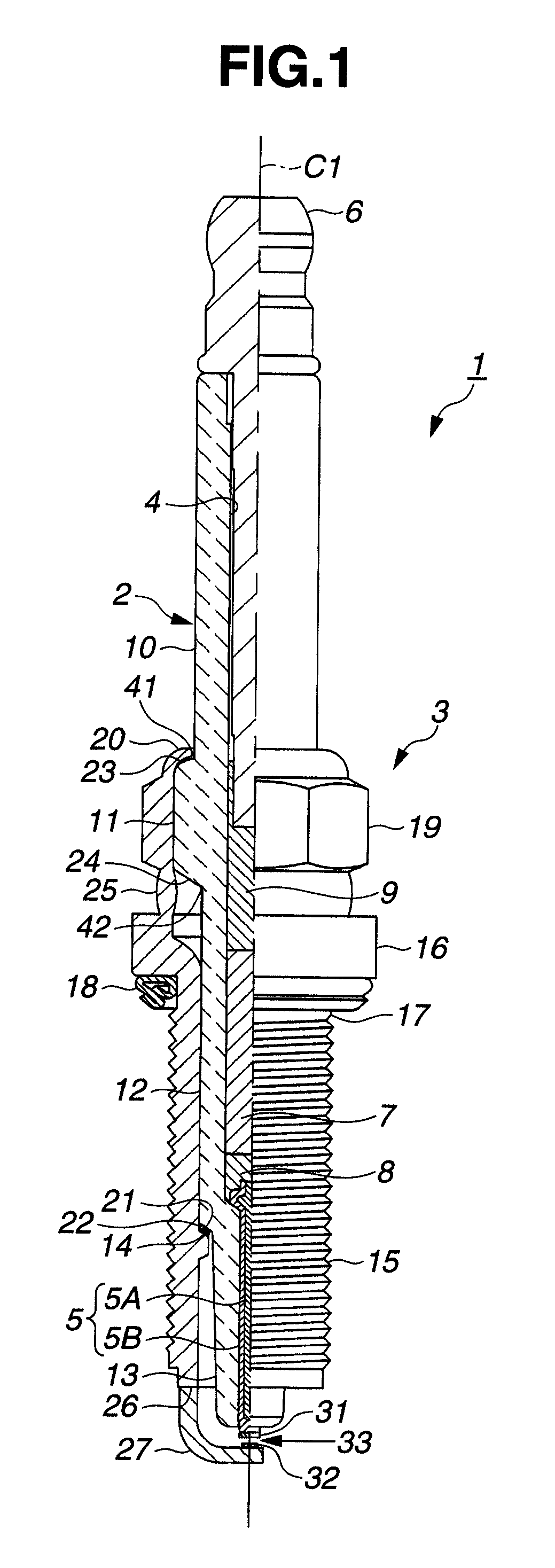 Spark plug of internal combustion engine having glaze layers on the spark plug