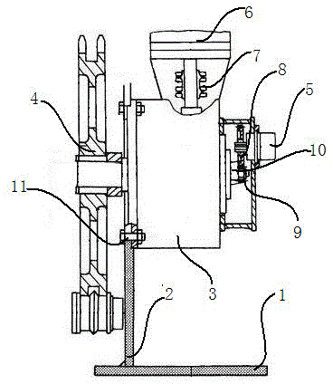 Tool magazine transmission mechanism of numerical control machine tool