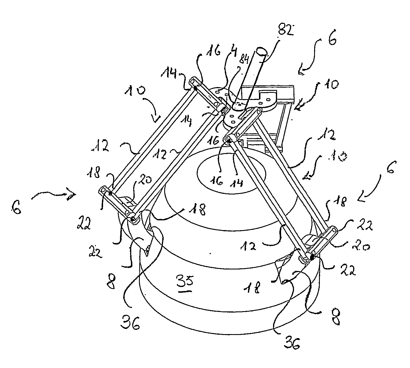 Device For Transmitting Movements and Components Thereof