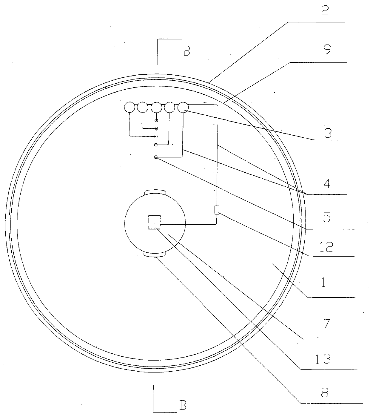 Miniature fixed-point temperature dynamic display table