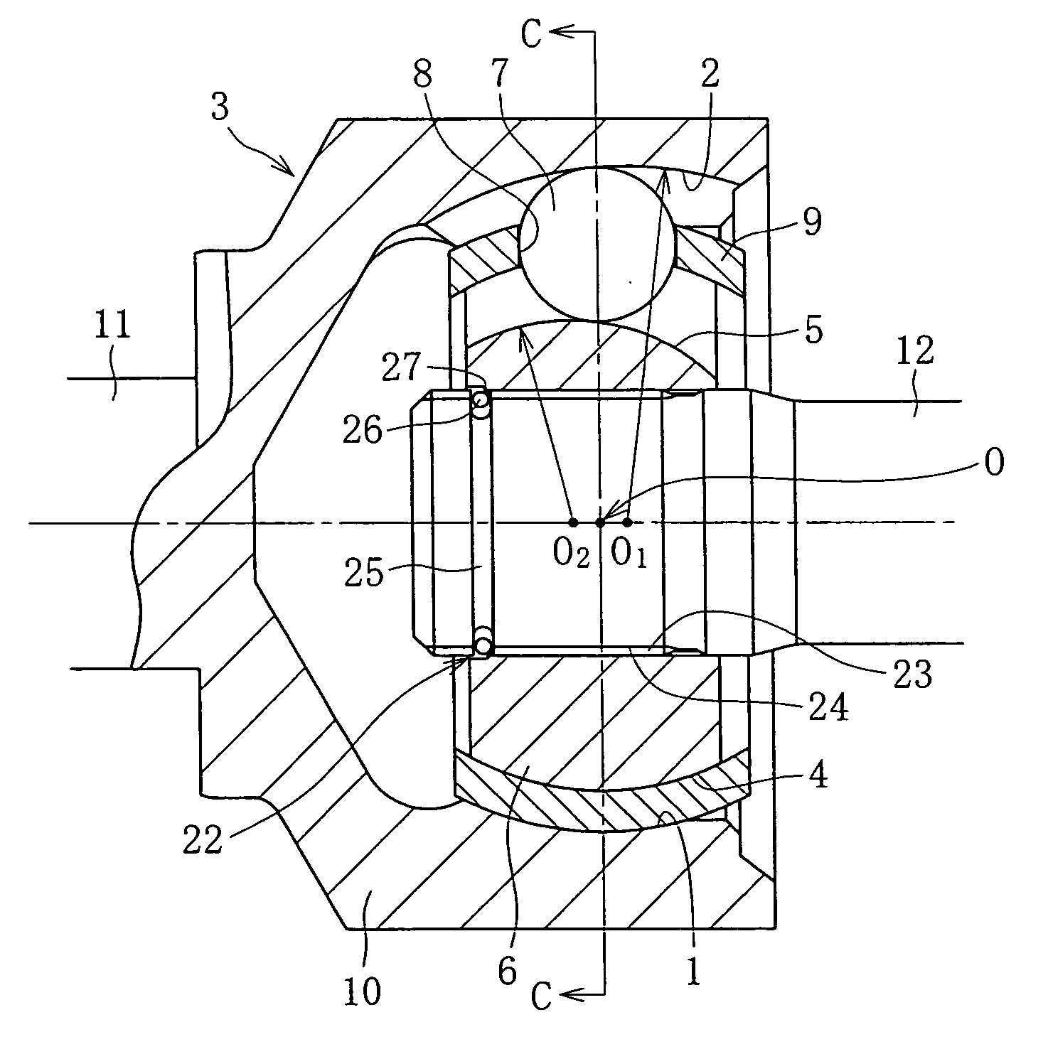 Constant velocity universal joint and inner member thereof