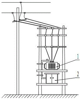 Transformer and JP cabinet disassembly and assembly lifting device