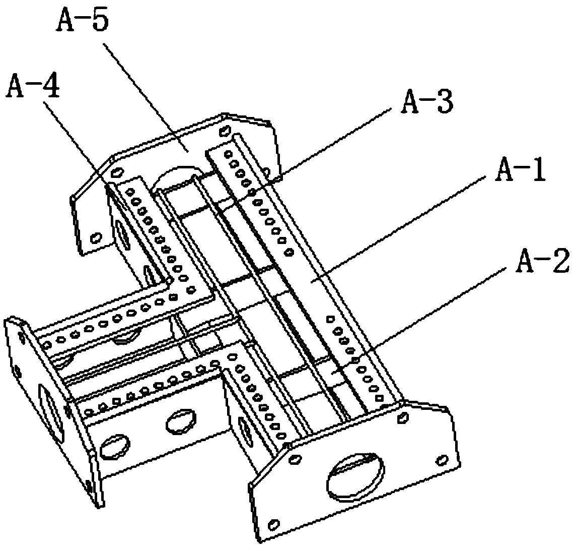 A kind of binding system and binding method of concrete hollow block wall piece of aggregate building