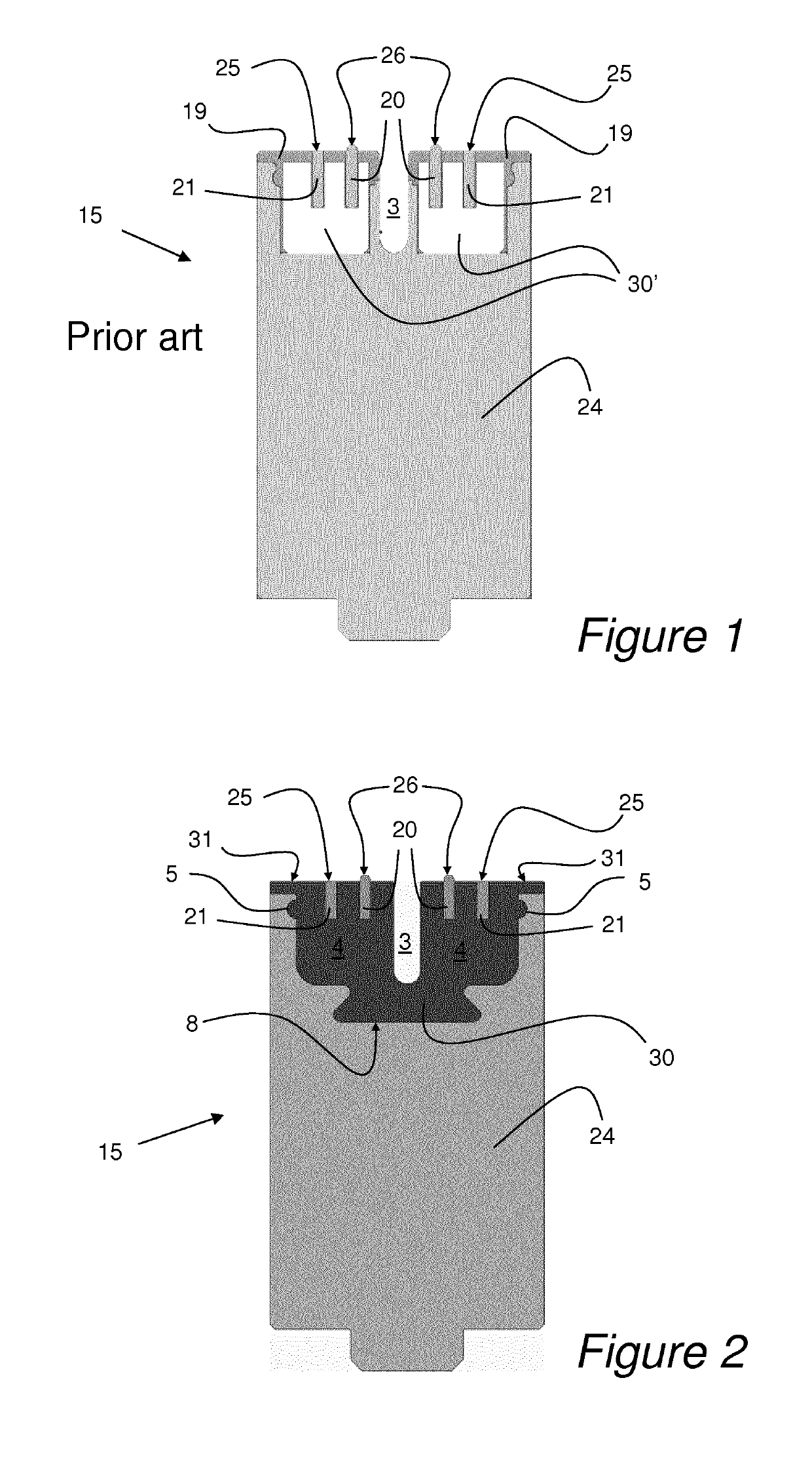 Simplified transversal induction sealing device