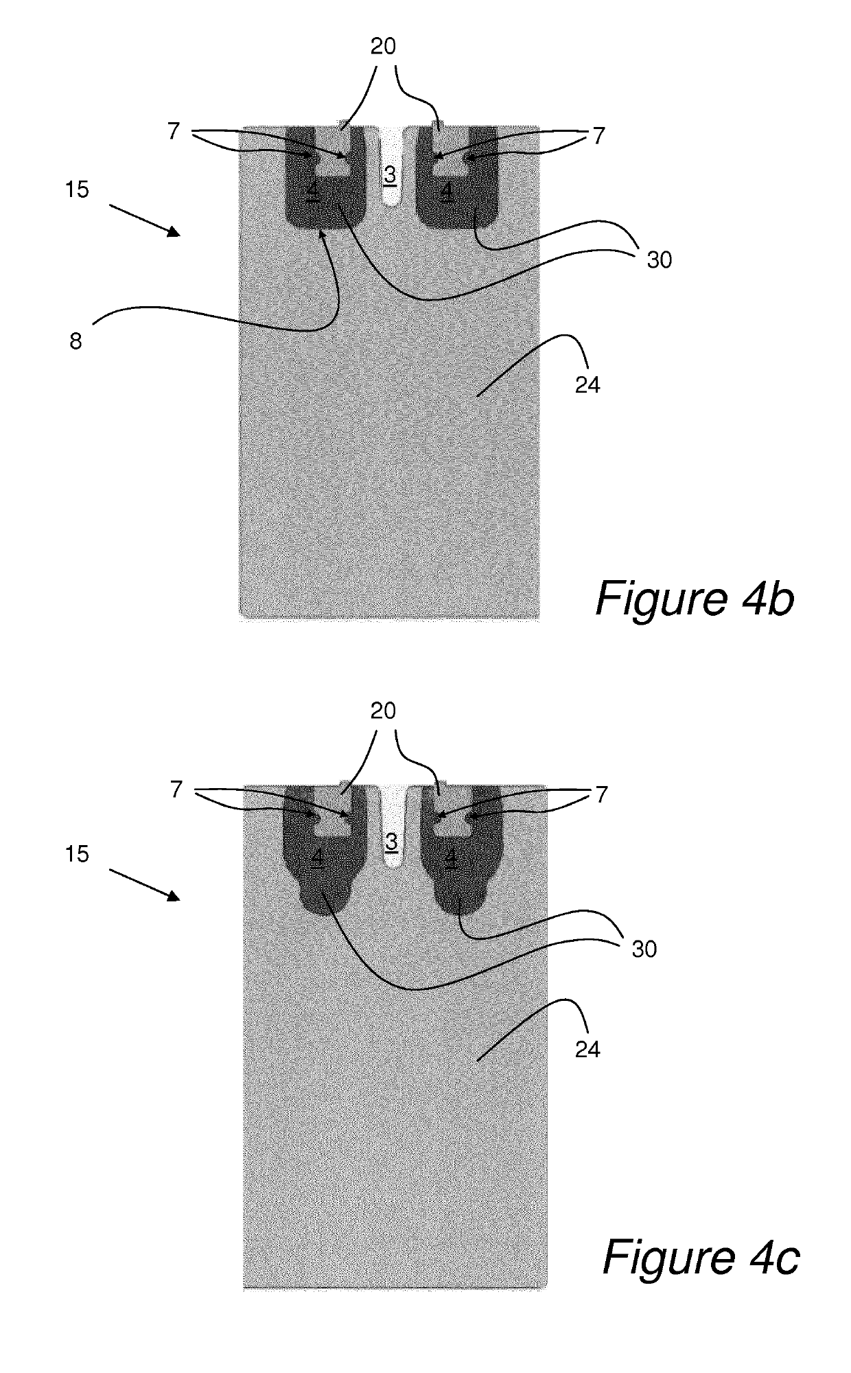 Simplified transversal induction sealing device