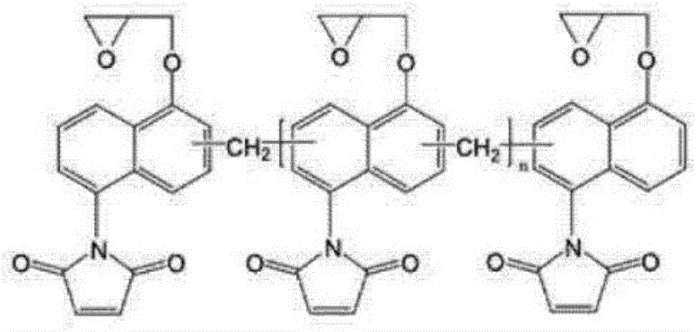 A kind of double network cross-linked epoxy resin and preparation method thereof