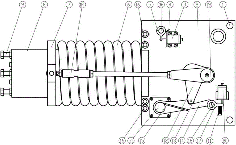 Spring operating mechanism for circuit breaker