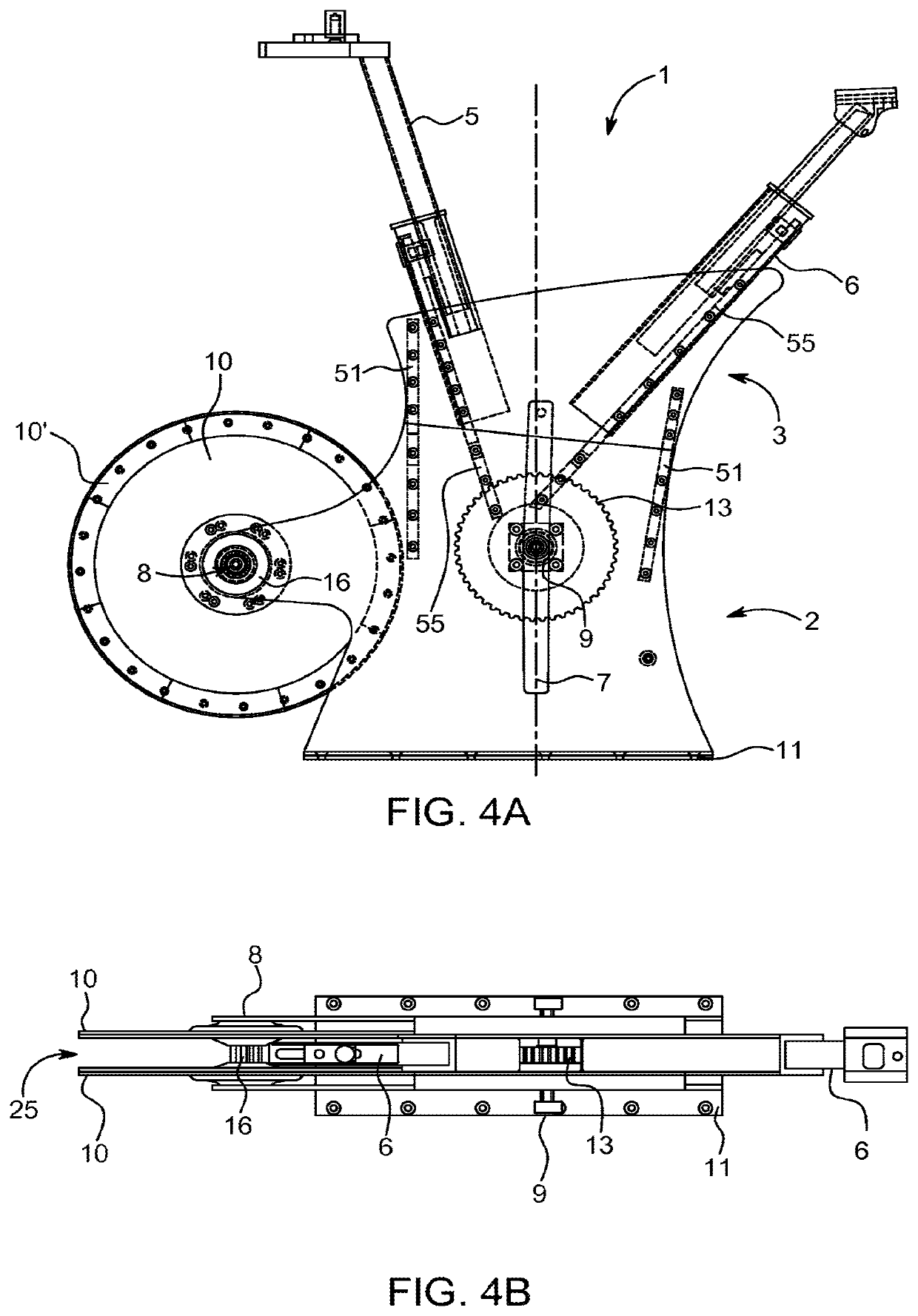 Stationary exercise apparatus for indoor cycling