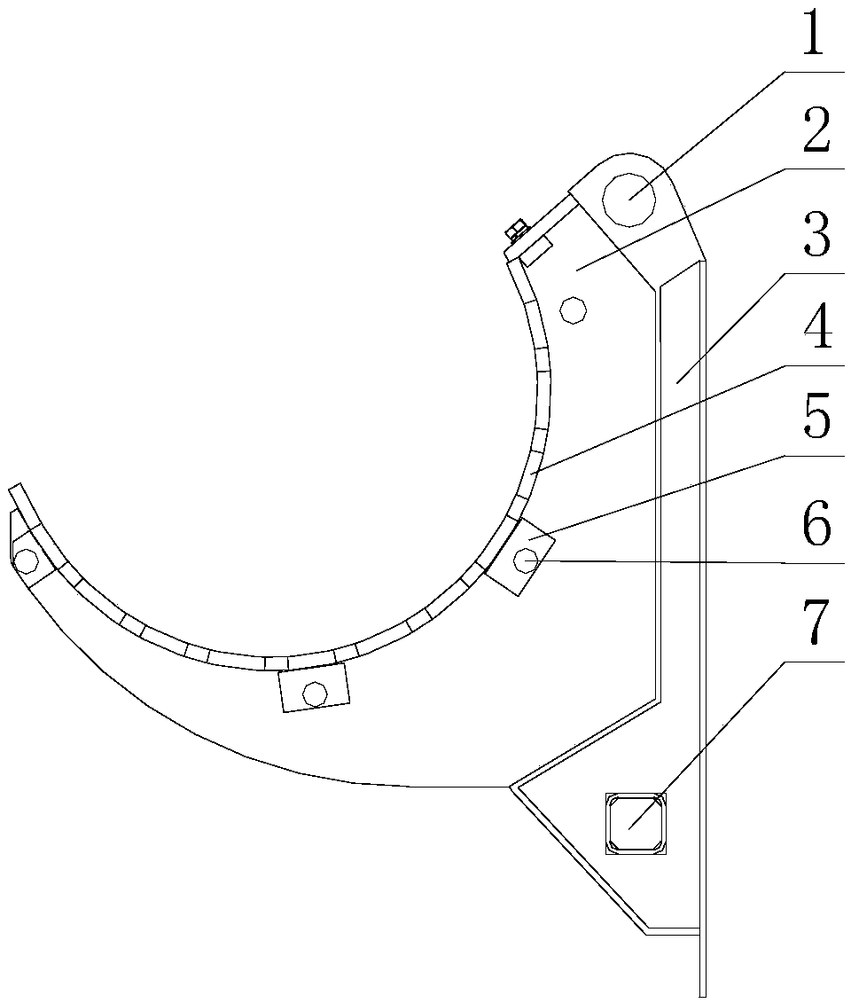 Automatic locking detachable screen mesh for crushing machine