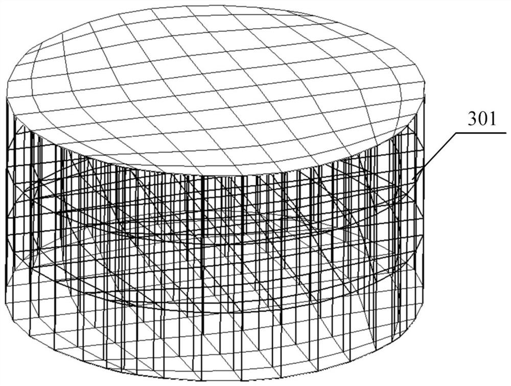 A porous sandwich structure based on t-spline surface and its application