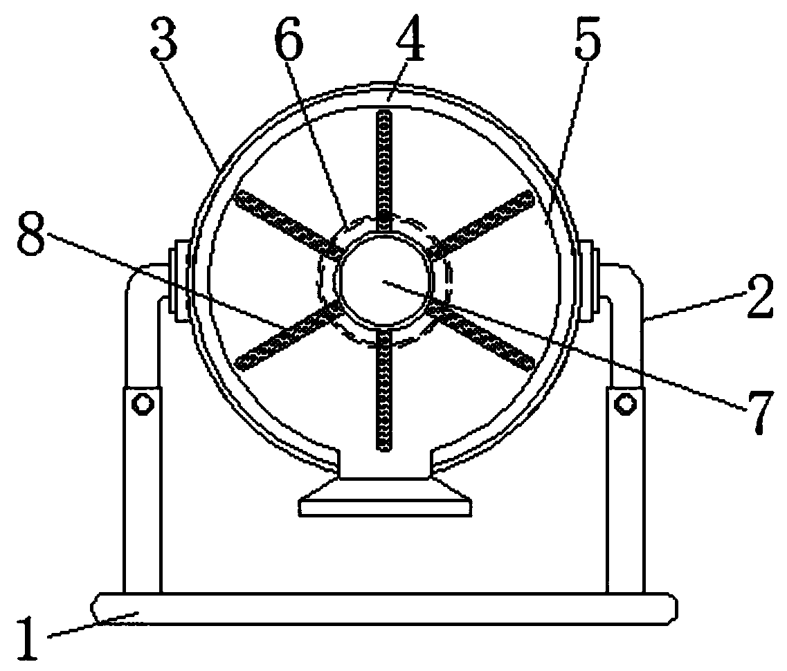 Drying device capable of uniformly drying yellow croaker fillets