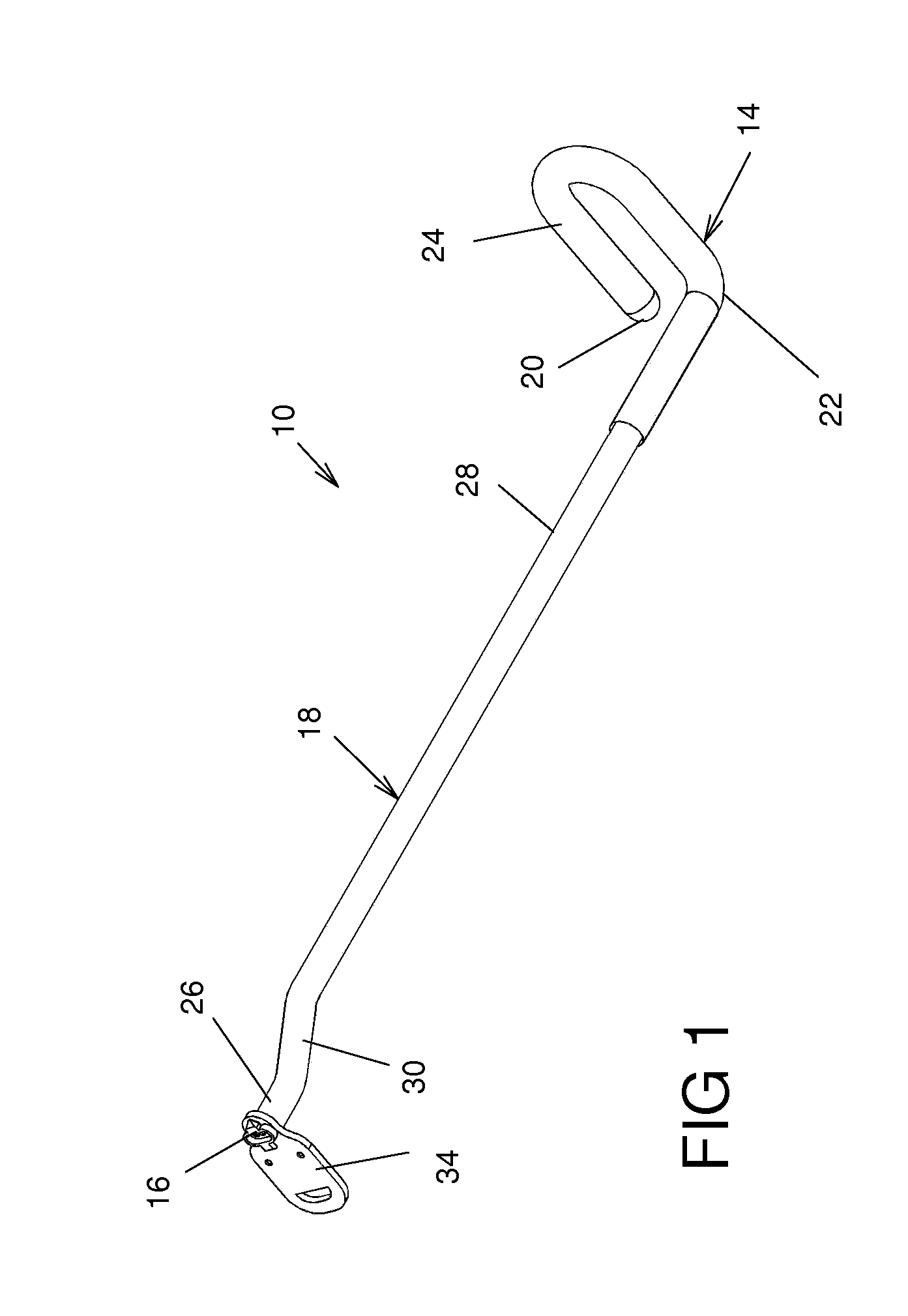 Exercise device for the upper body attachable to a bicycle.