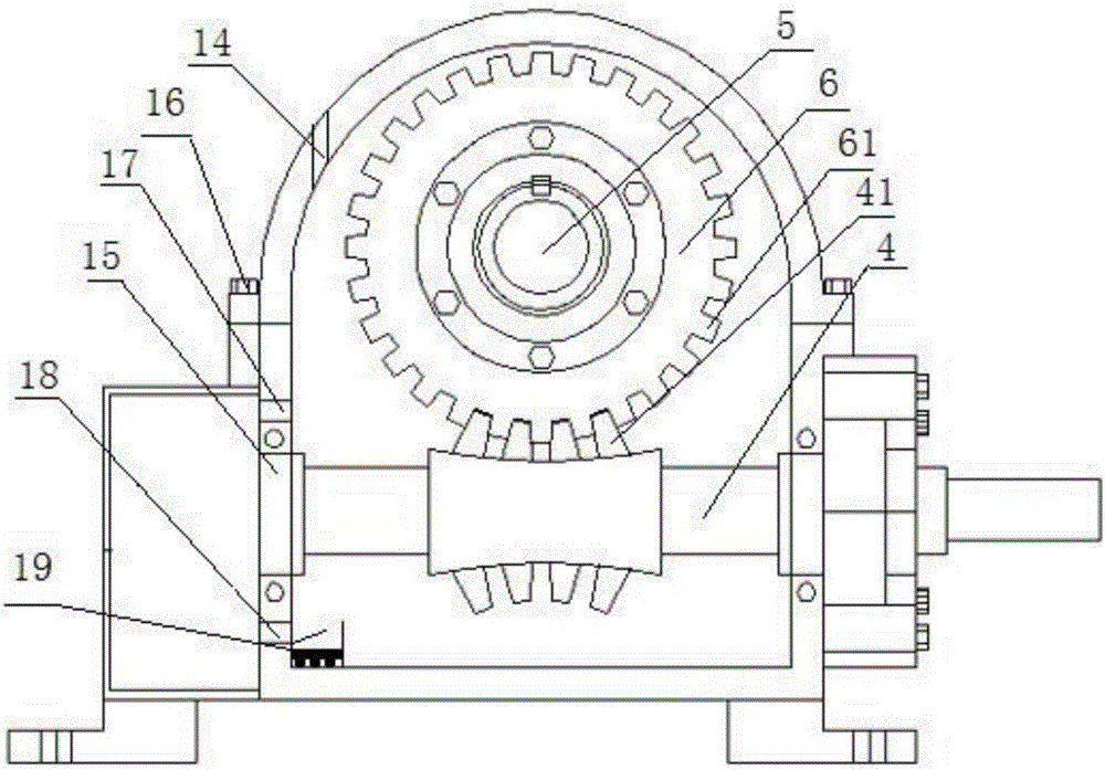 Worm reducer with intelligent monitoring system