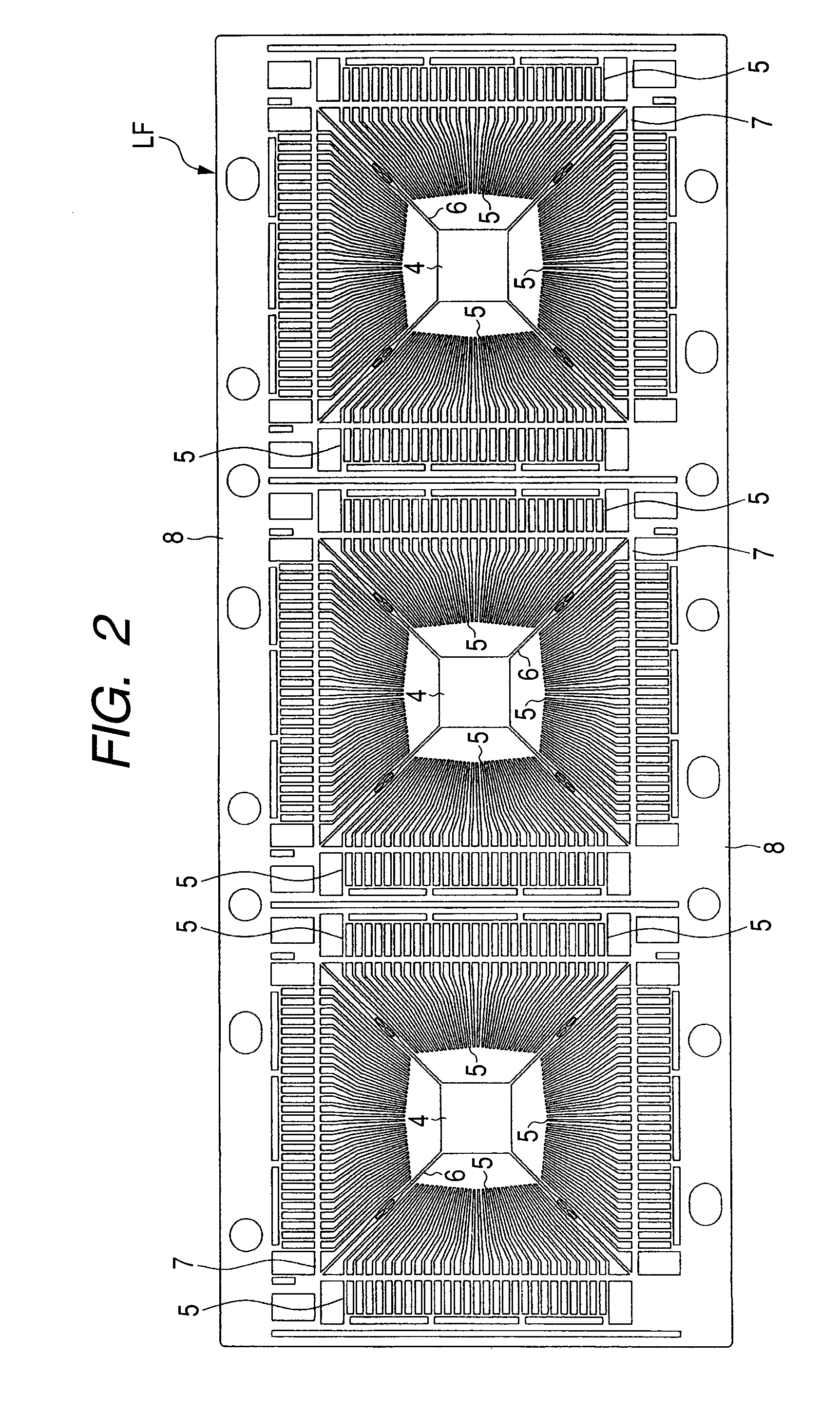 Method of manufacturing a semiconductor device using markings on both lead frame and sealing body