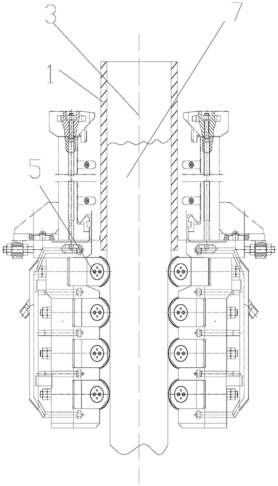 Continuous casting slab shape control method and crystallizer