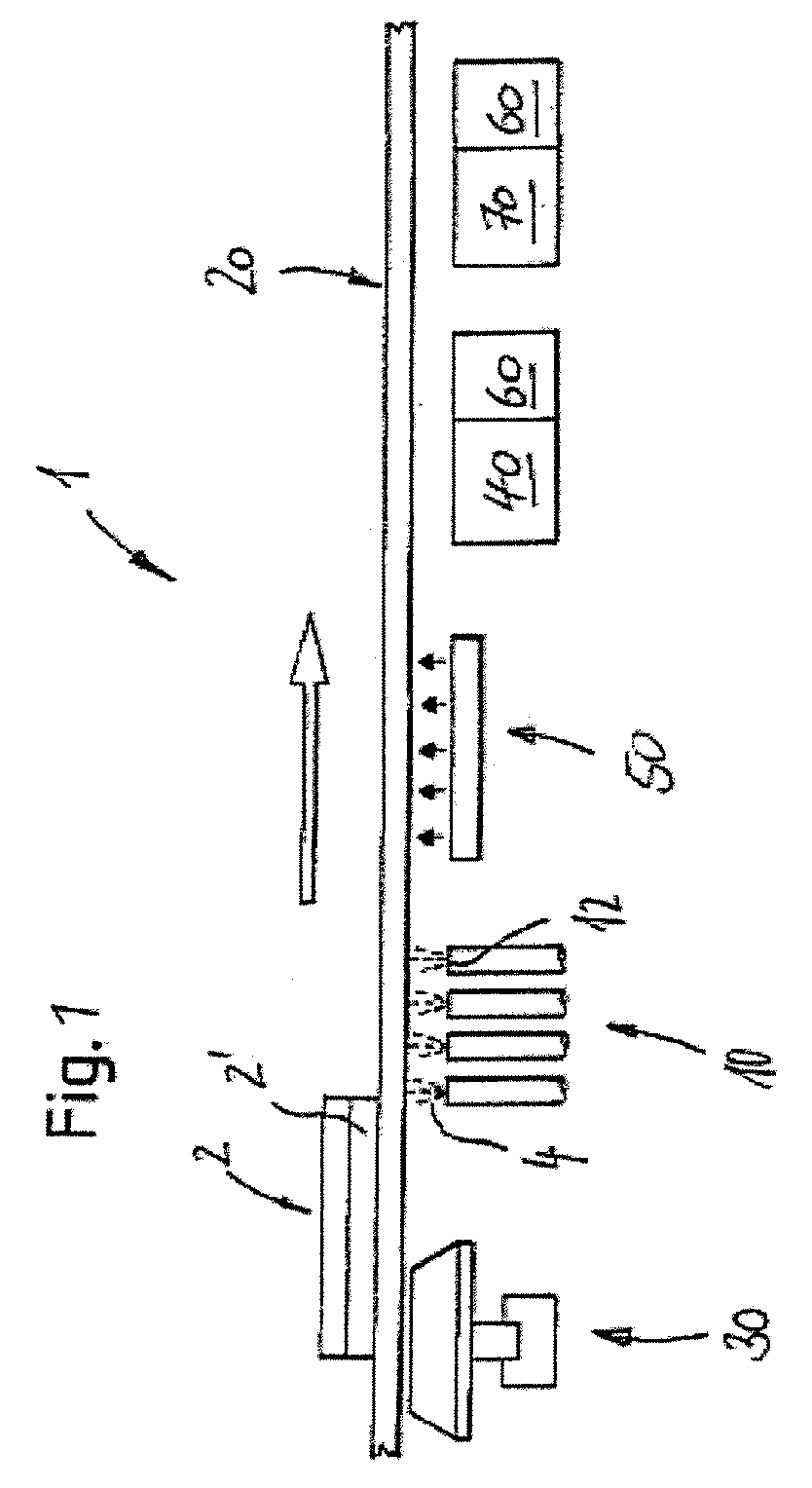 Device And Process For Coating Workpieces