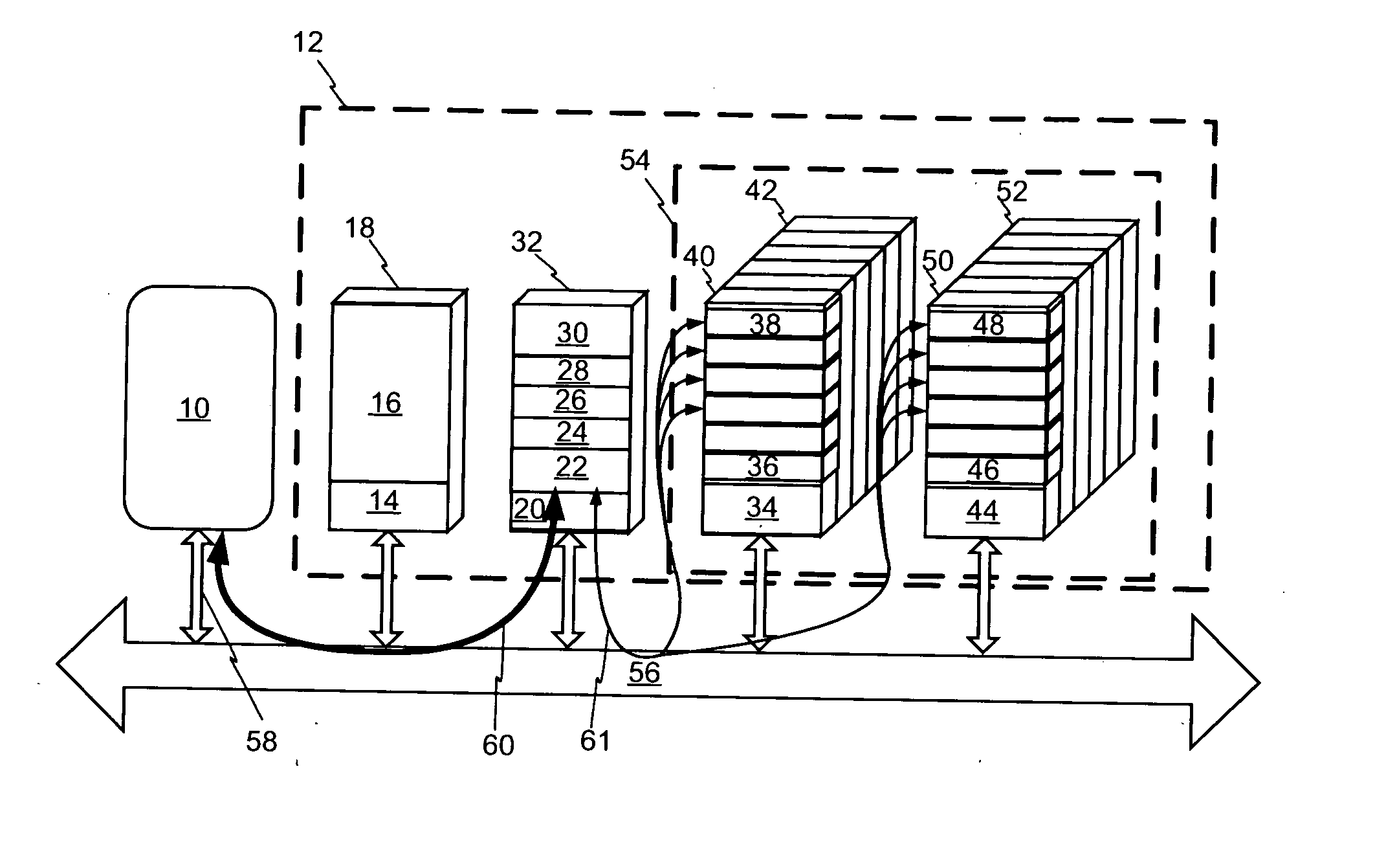 Distributed processing RAID system
