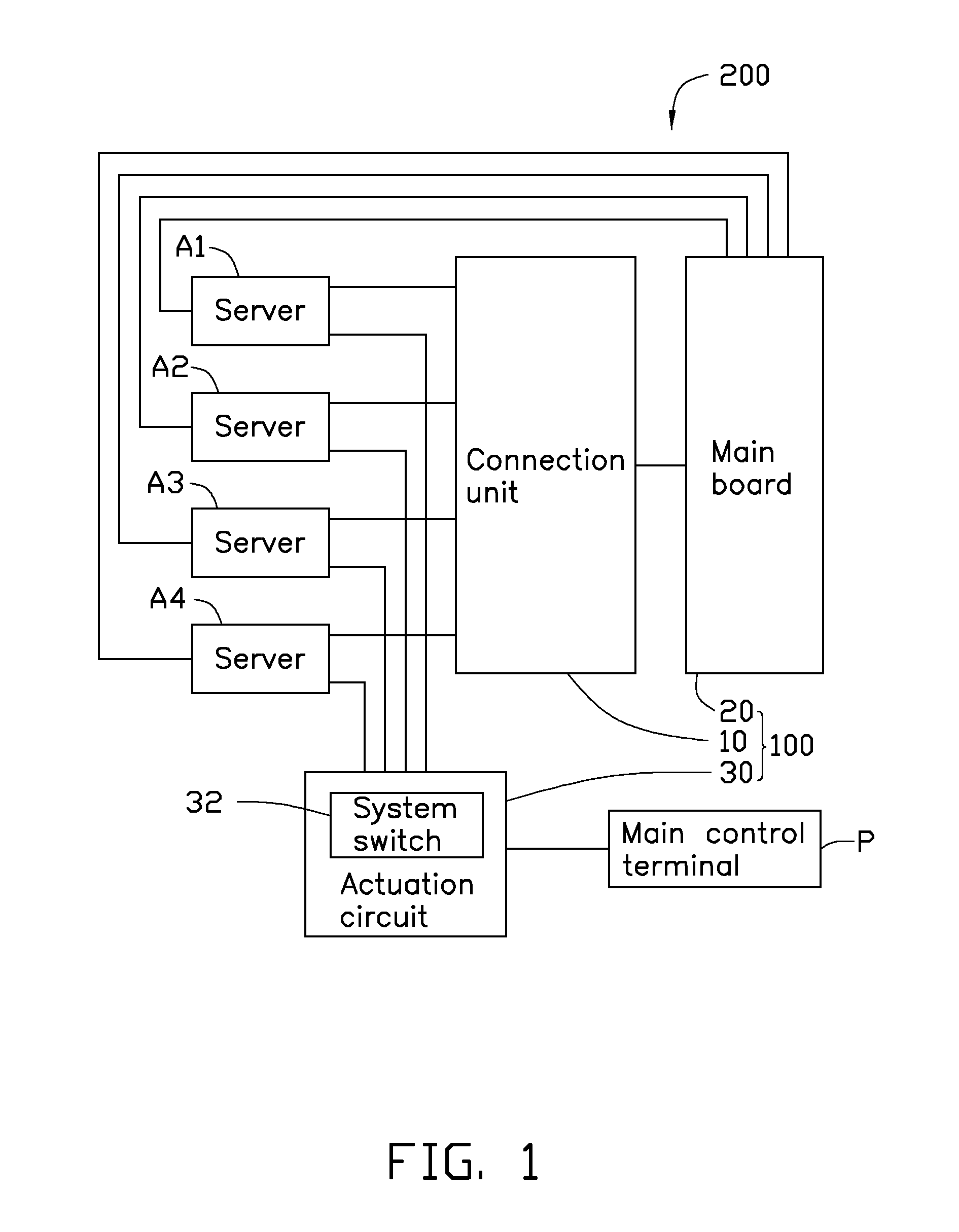 Power supply device for computer systems and computer system using the power supply device