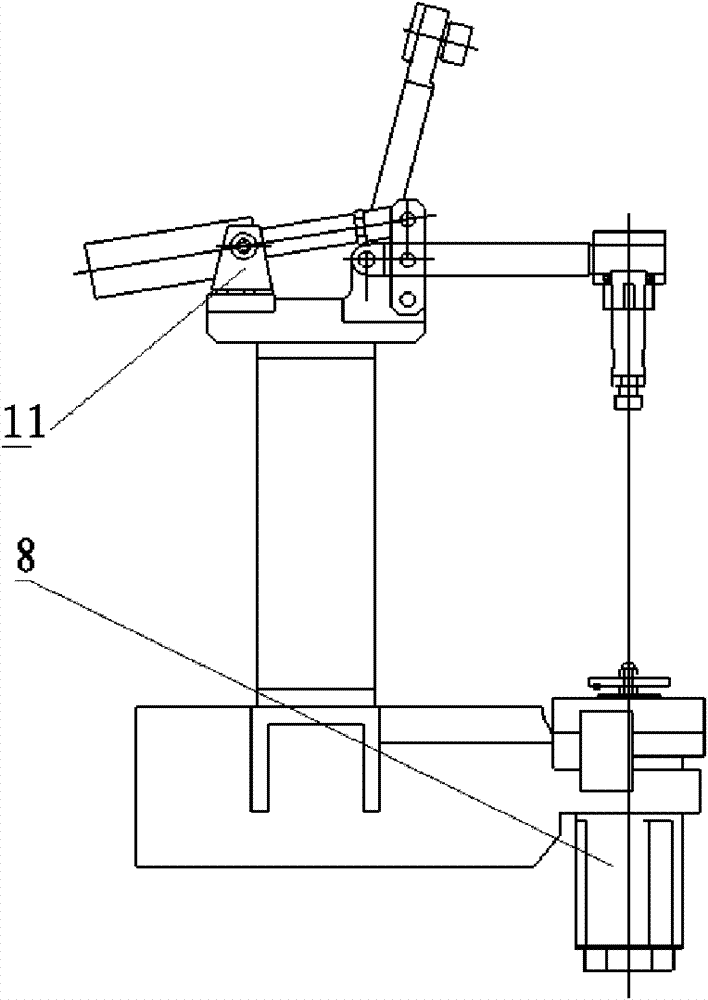 Multi-axis linkage numerical-control burr and flashing cutting machine tool