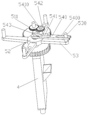 A quantitative feeding device for chicken feed