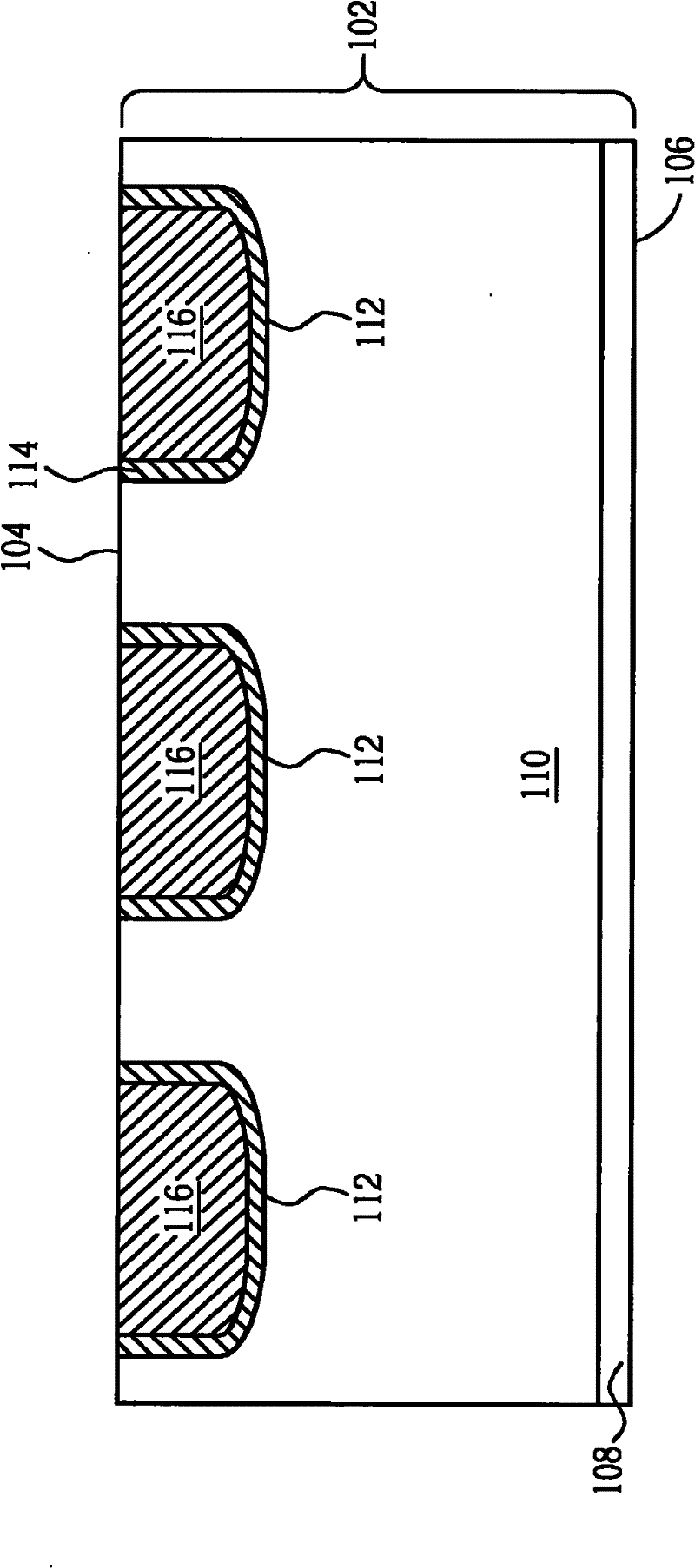 Overlapped trench gate semiconductor component and manufacturing method thereof
