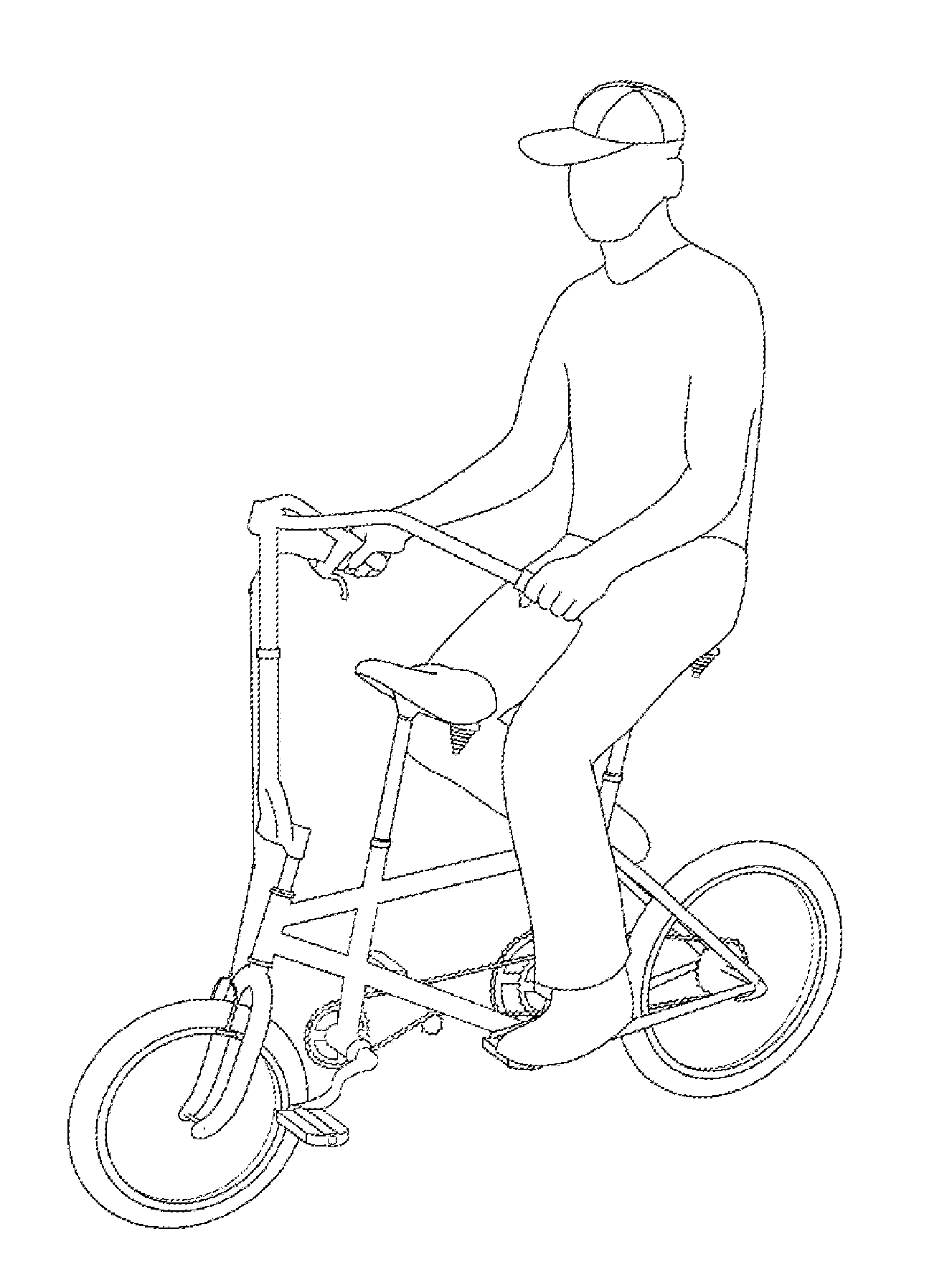 Tandem bicycle