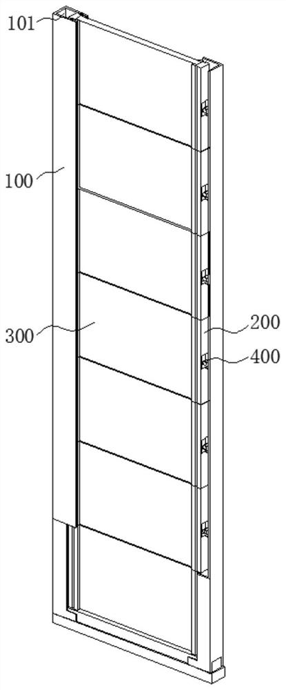 Assembly type curtain wall structure capable of being efficiently installed and installation method thereof