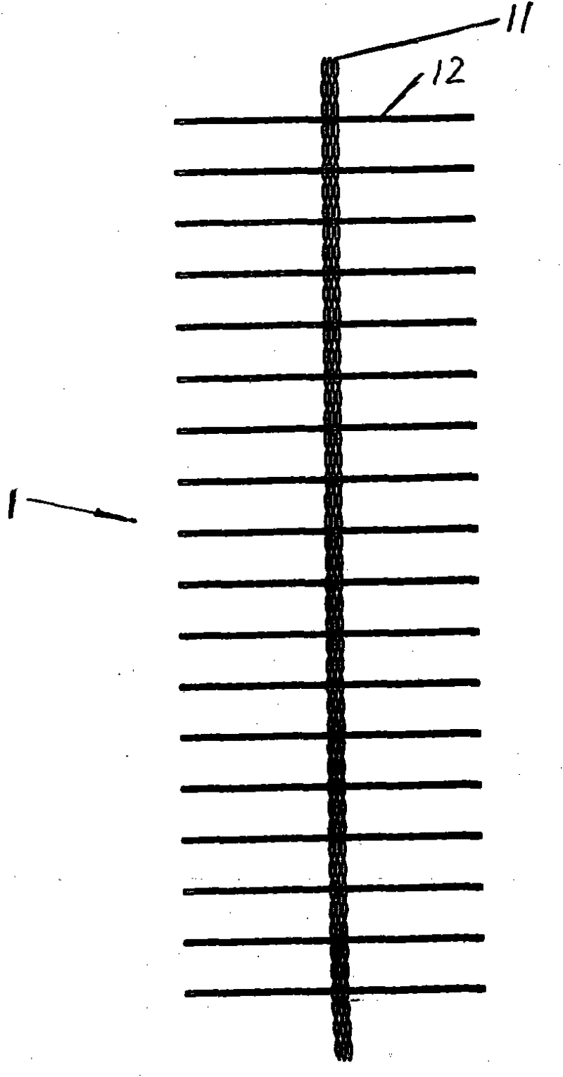 Radial water-treatment biological filler and production method thereof