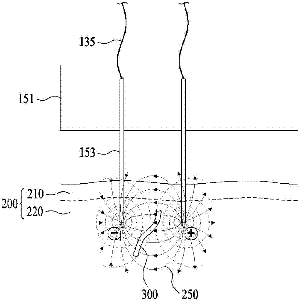 Apparatus for treating blood vessels in skin