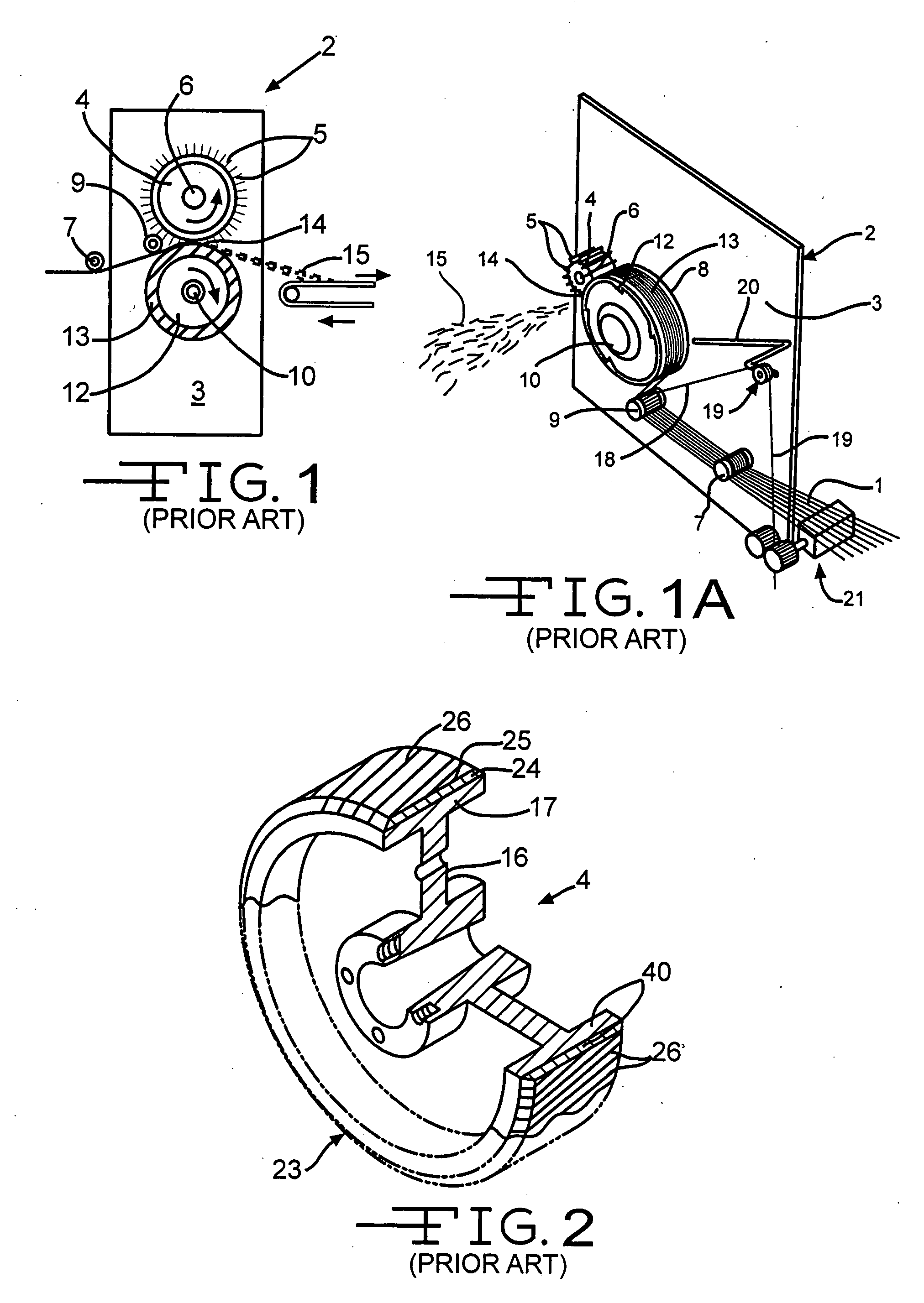 Method for chopping unwound items and coated chopper blades