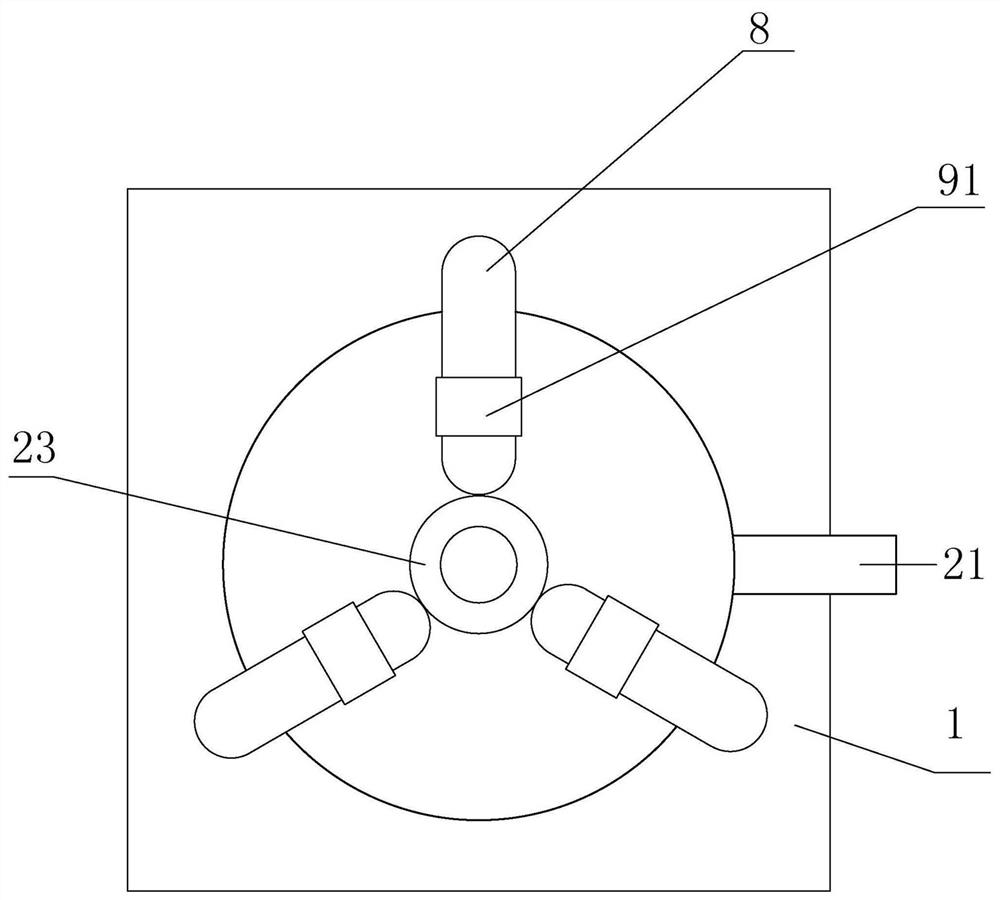 A cone-disk type waste concrete recycled coarse aggregate mortar stripping device