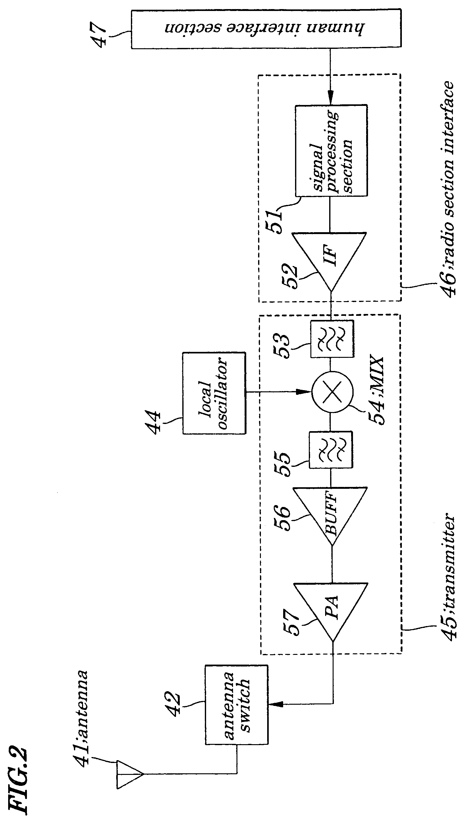Power circuit and communication device provided with same
