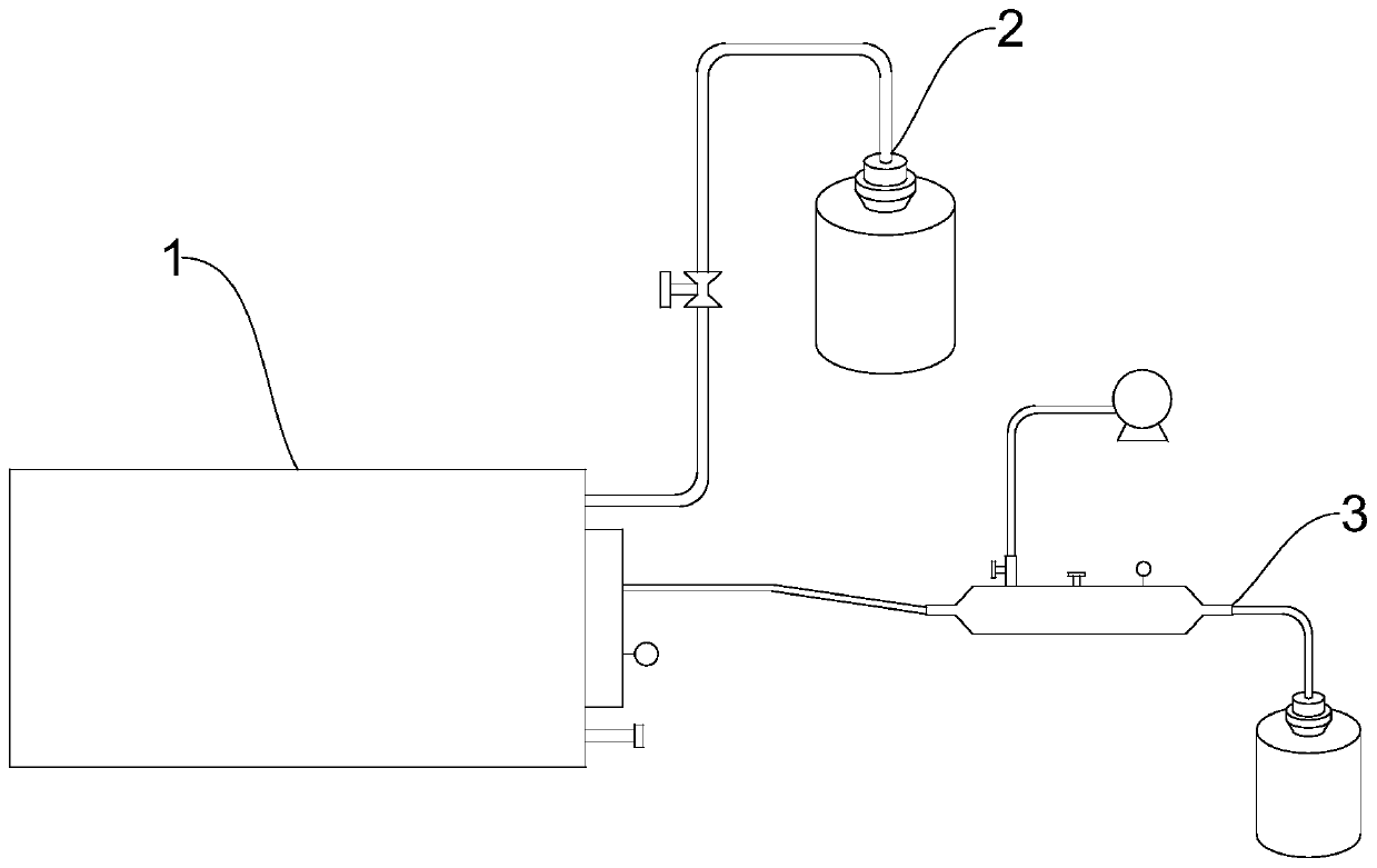 Preparation system for low-boiling-point light-gas gun loading test sample and use method