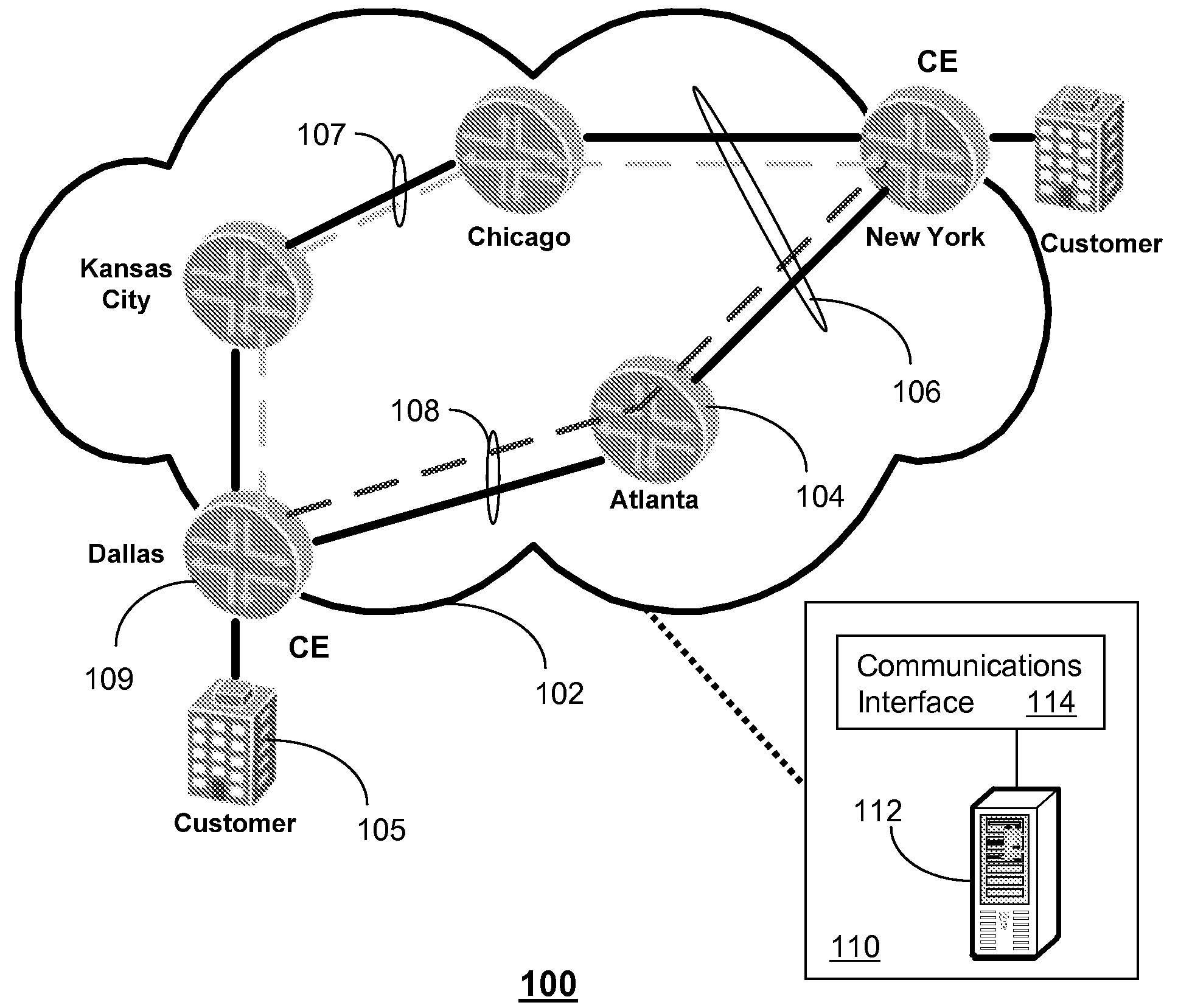 Method and apparatus for reliable communications in a packet network