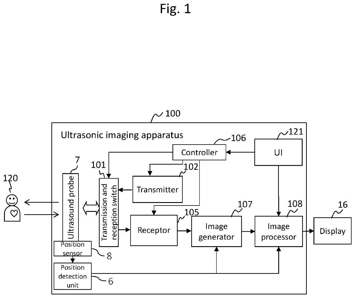 Ultrasonic image pickup device and image processing device