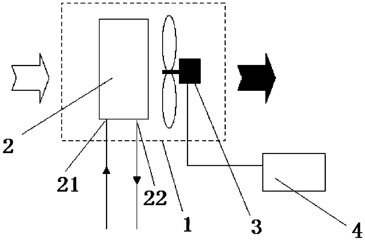 A refrigeration system condensation heat stepless heat recovery device and refrigeration system