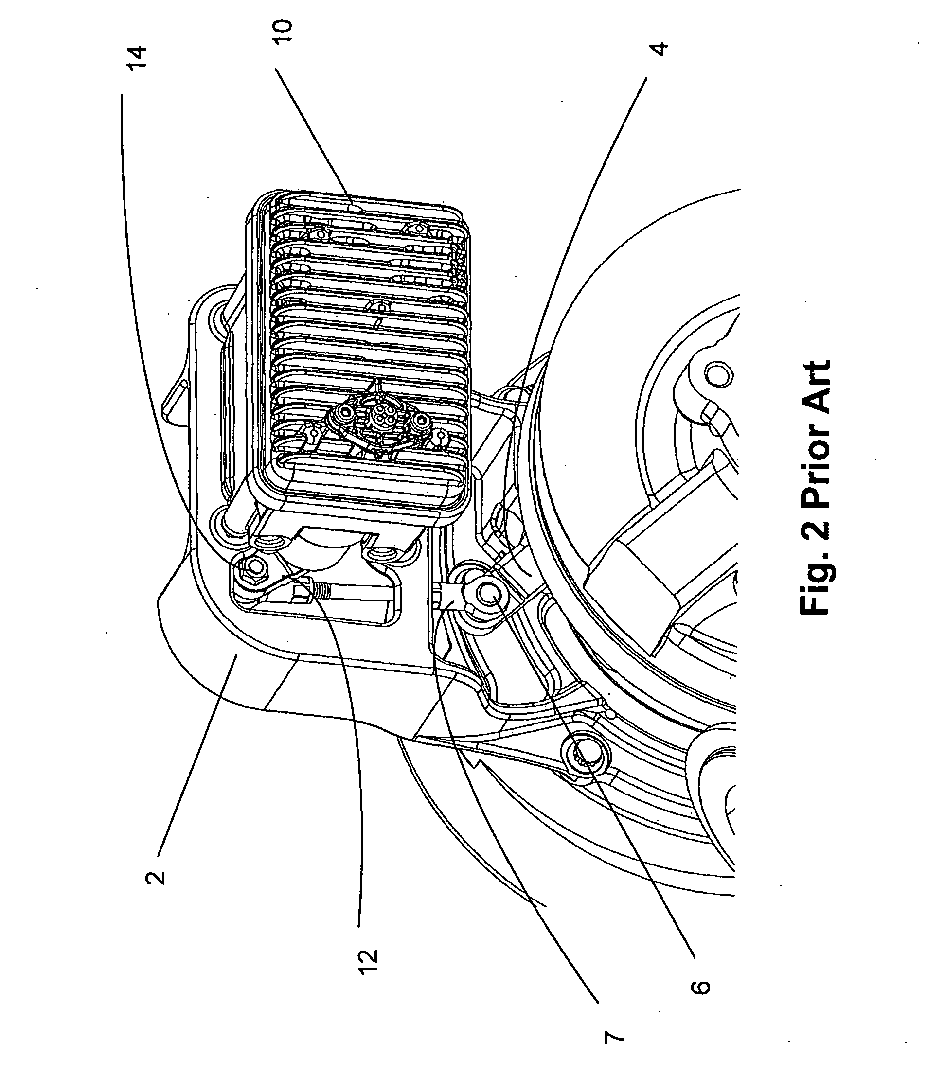 Turbocharger control linkage with reduced heat flow