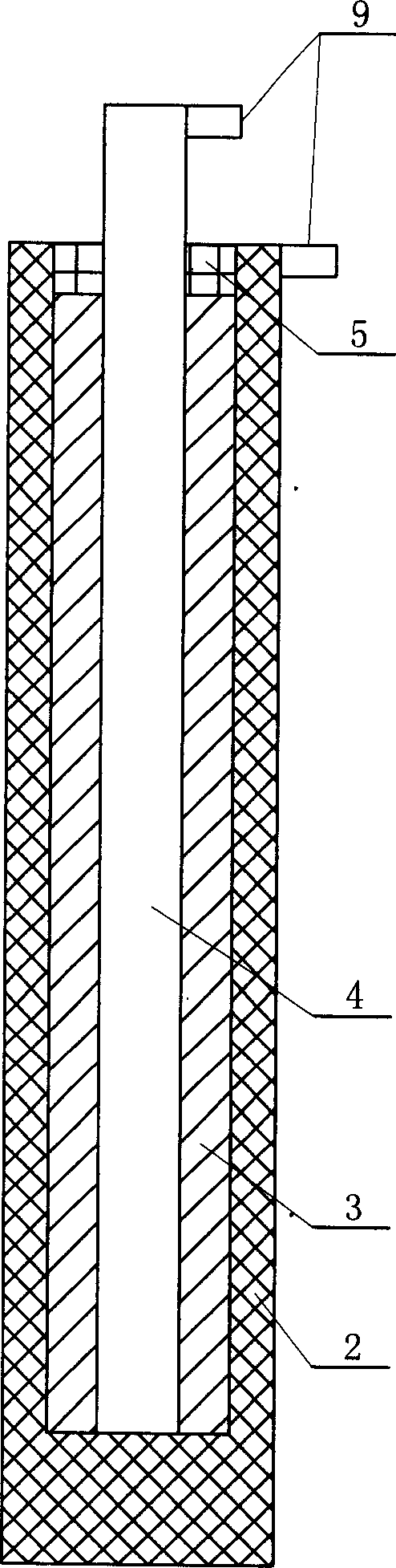 Assembled ceramic electric thermo-couple