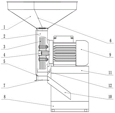 Maize crusher with continuous operation function