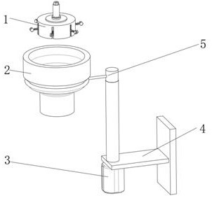 A grasping and positioning device for washing machine knob processing