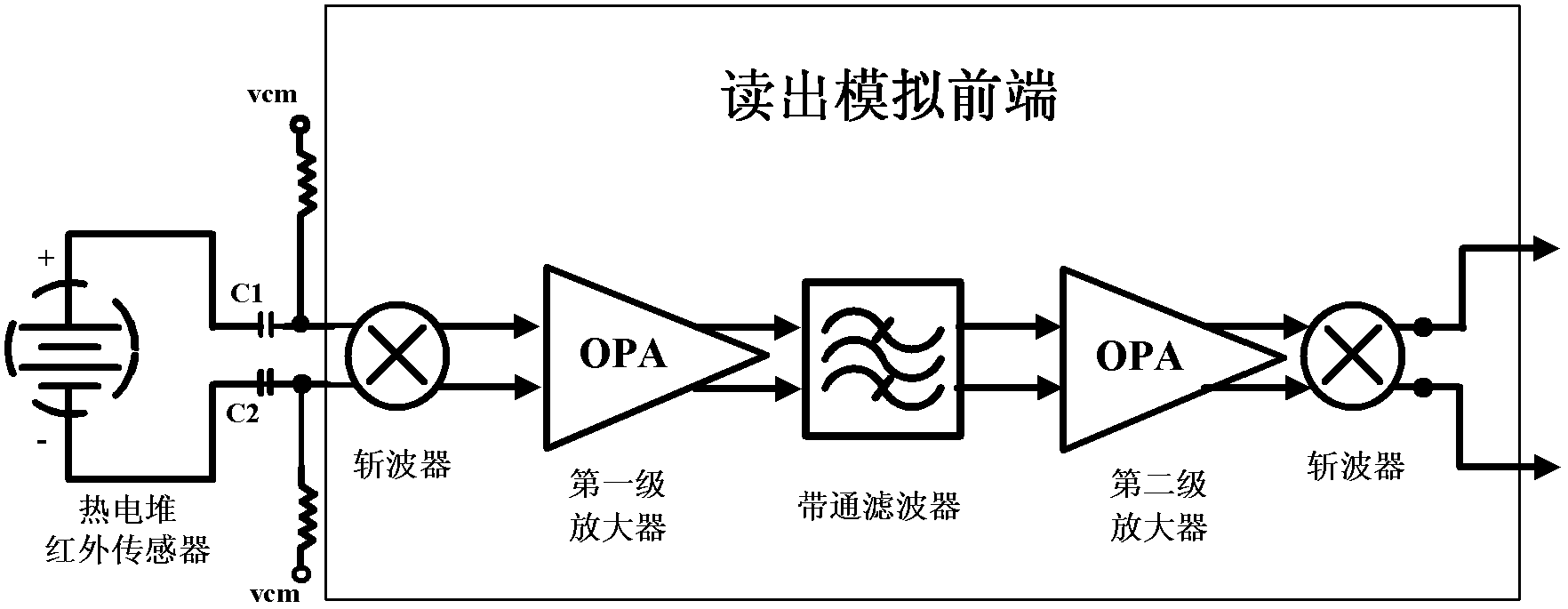 Reading circuit used for sensor