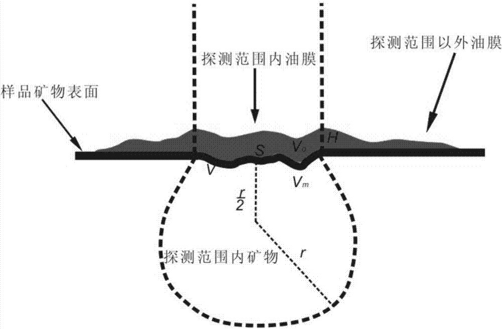 Method for measuring occurrence thickness of oil film in tight reservoir micro-nano pore throat