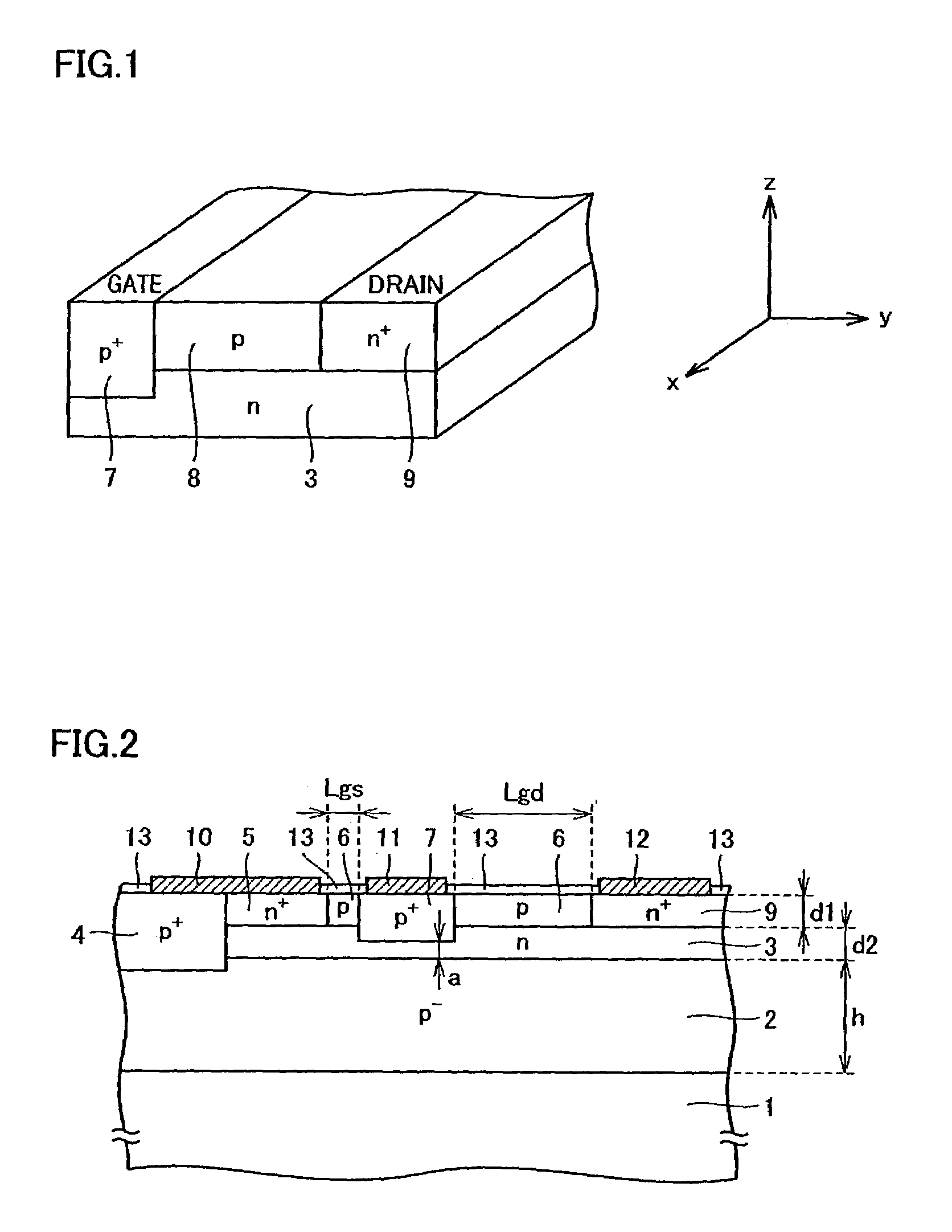 Lateral junction field-effect transistor