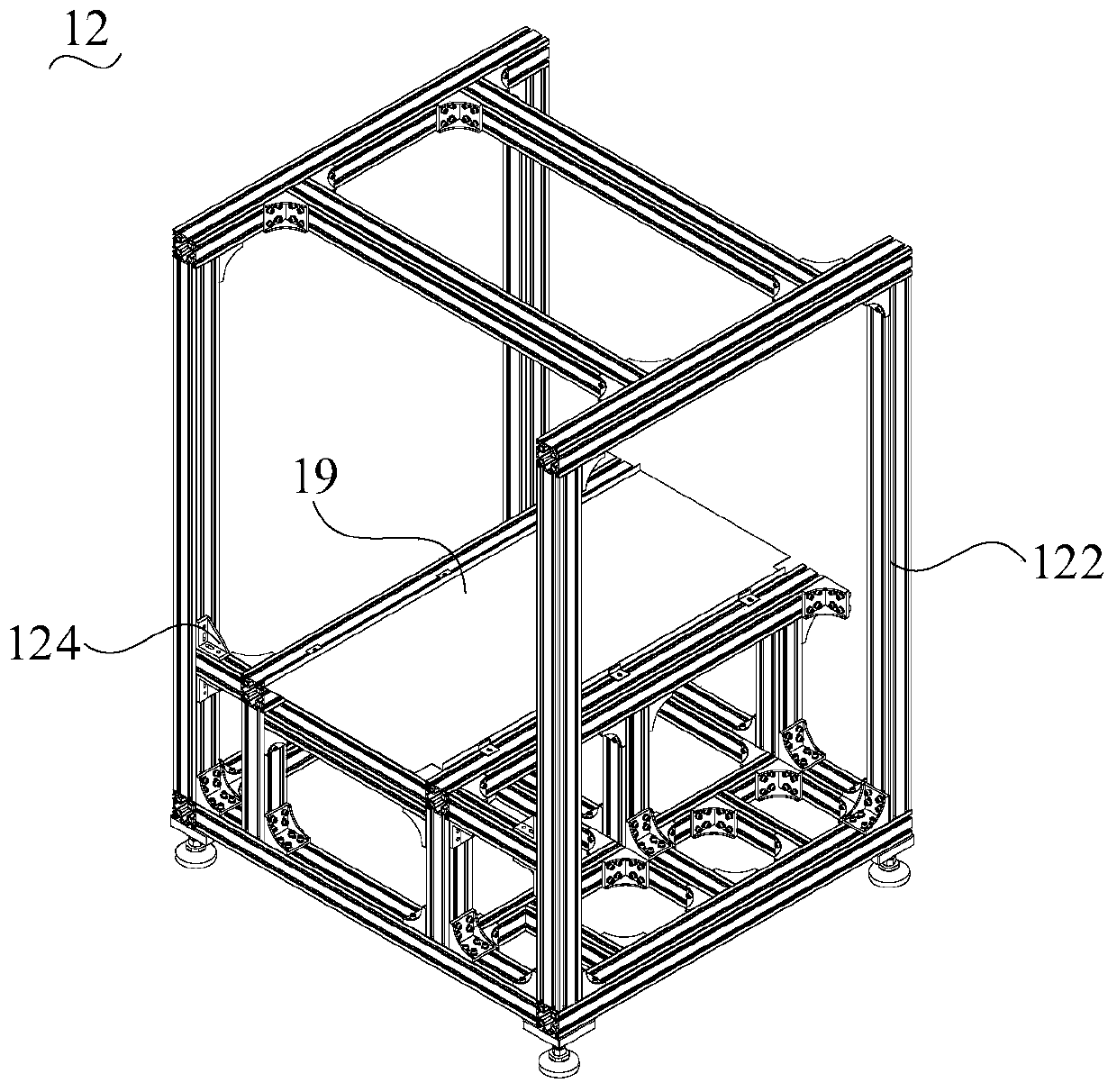 Three-dimensional object manufacturing equipment, preheating device and cylinder body heating mechanism