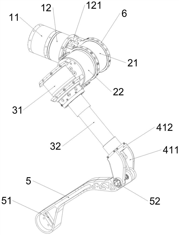 Leg assembly of multi-legged robot