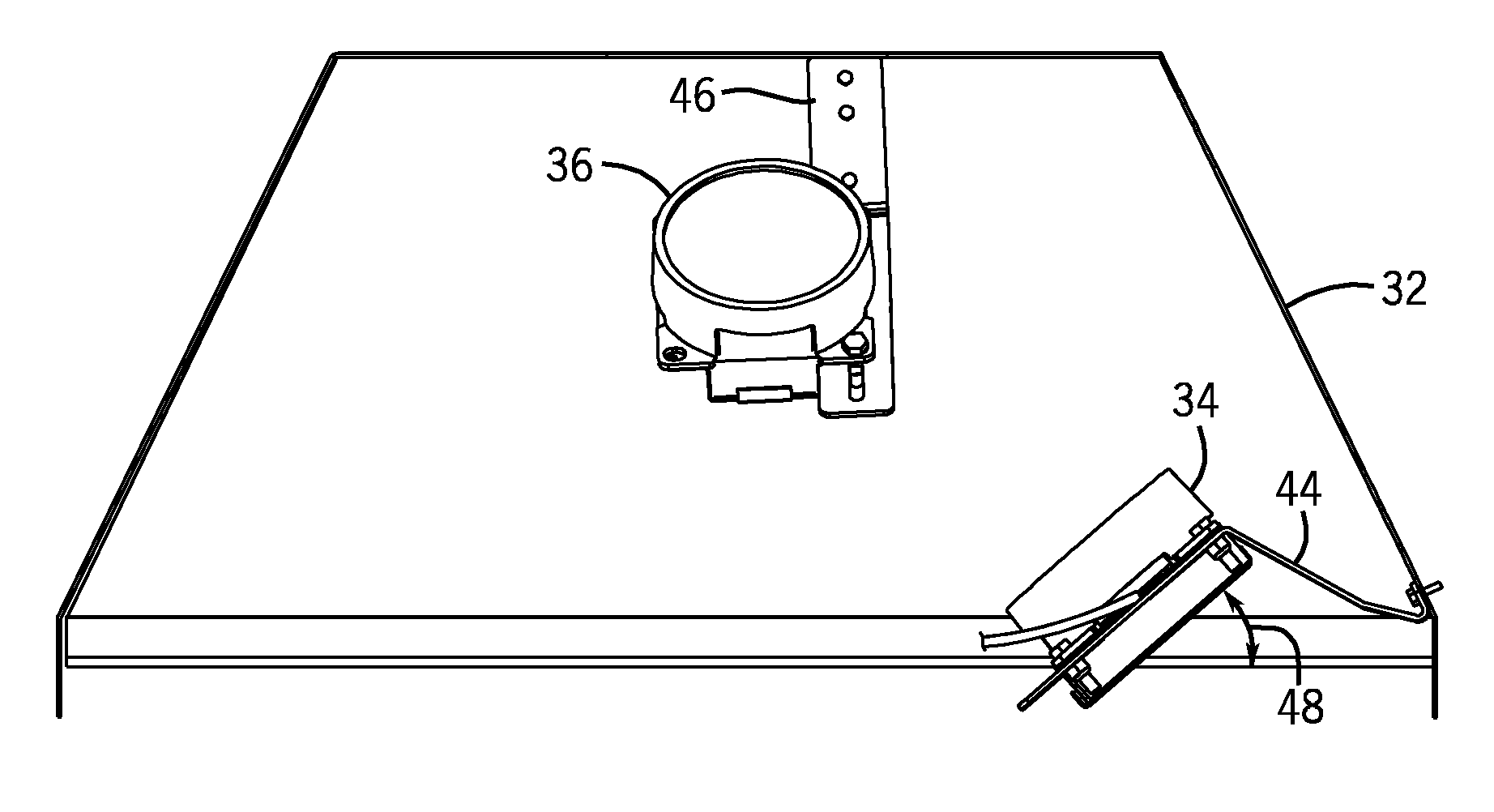 Level sensors for metering system container