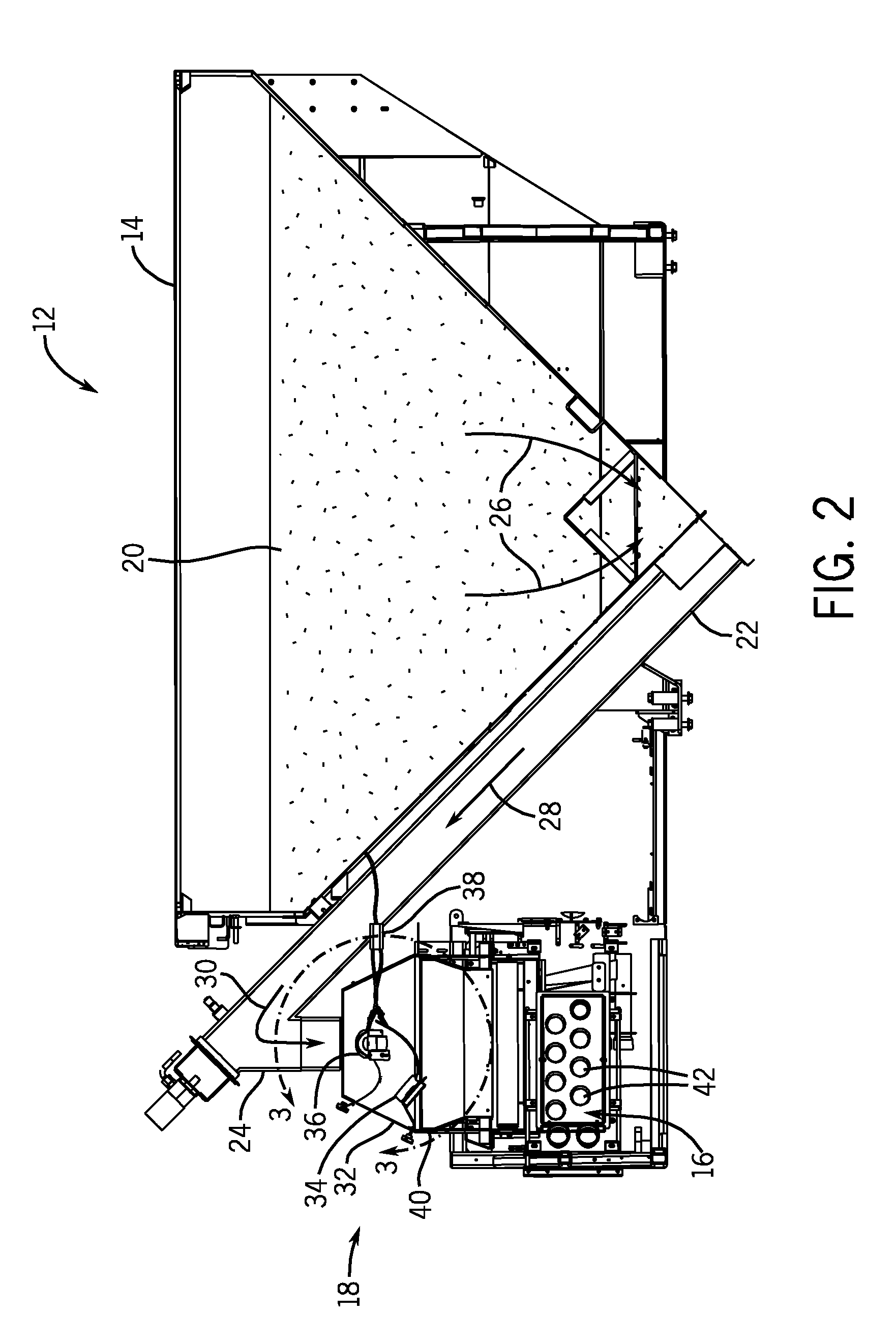 Level sensors for metering system container